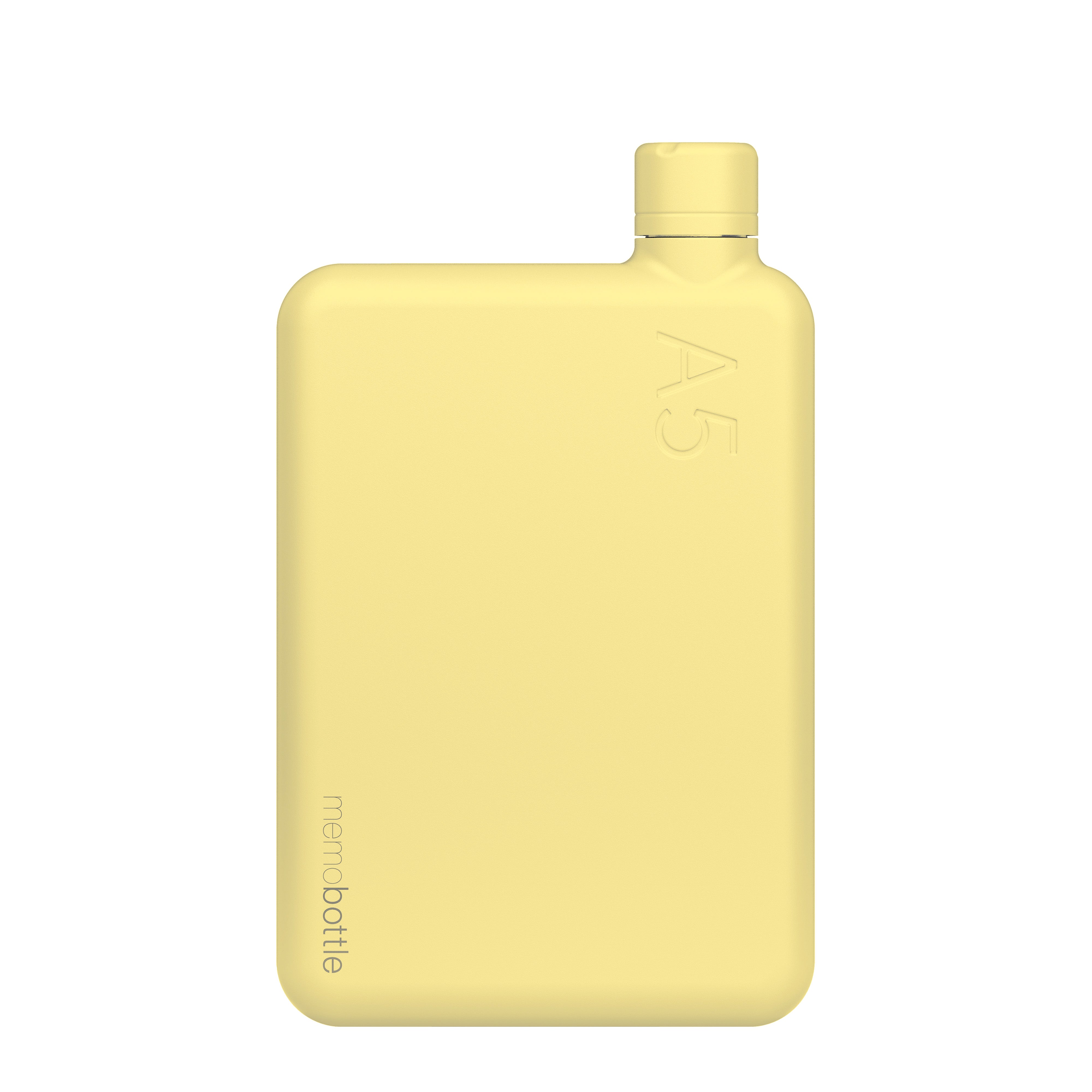 A5 memobottle (Stainless Steel) – Butter Yellow