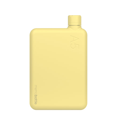 A5 memobottle (Stainless Steel) – Butter Yellow