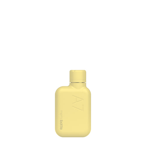 A7 memobottle (Stainless Steel) – Butter Yellow