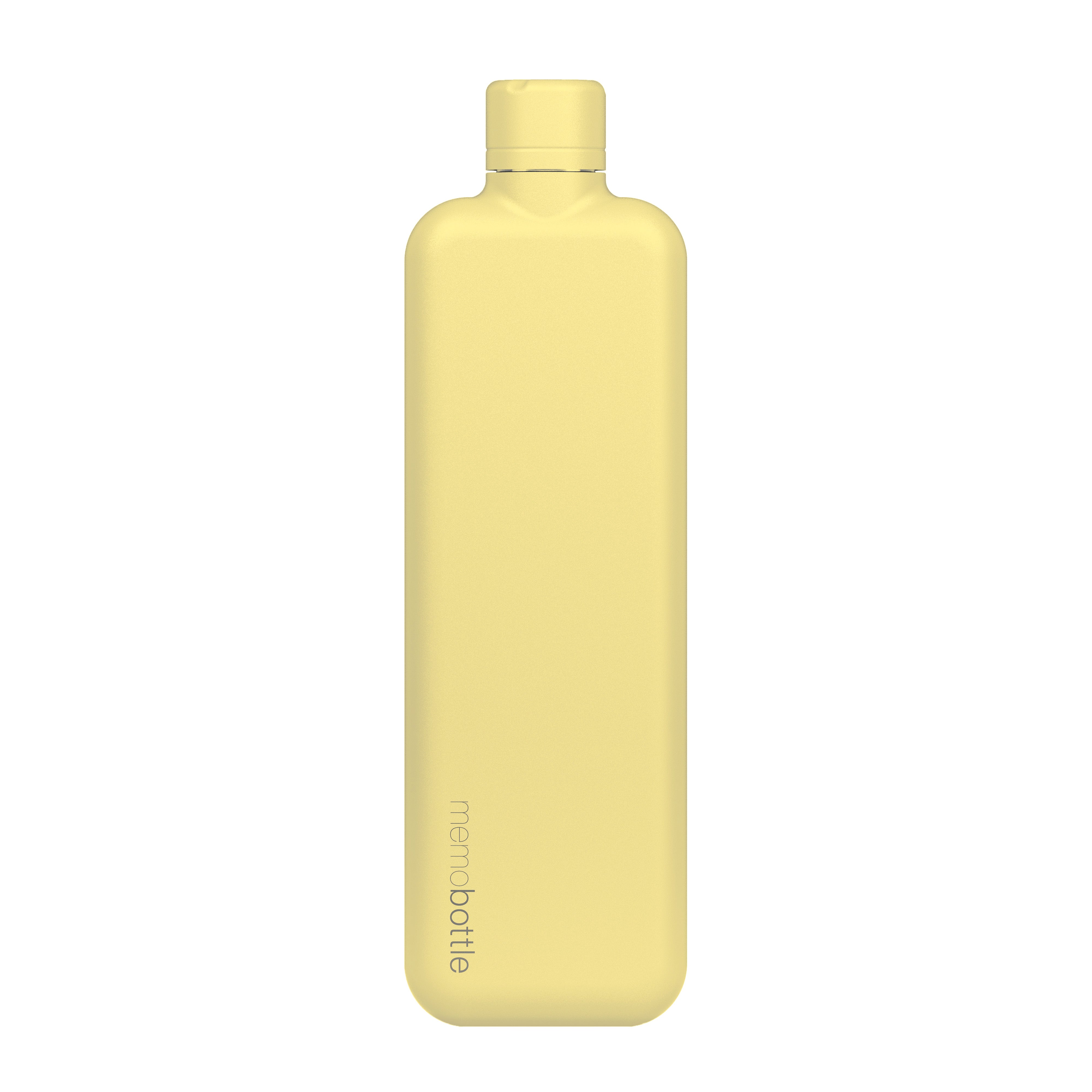 Slim memobottle (Stainless Steel) – Butter Yellow