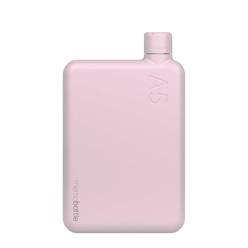 A5 memobottle (Stainless Steel) – Pink Salt