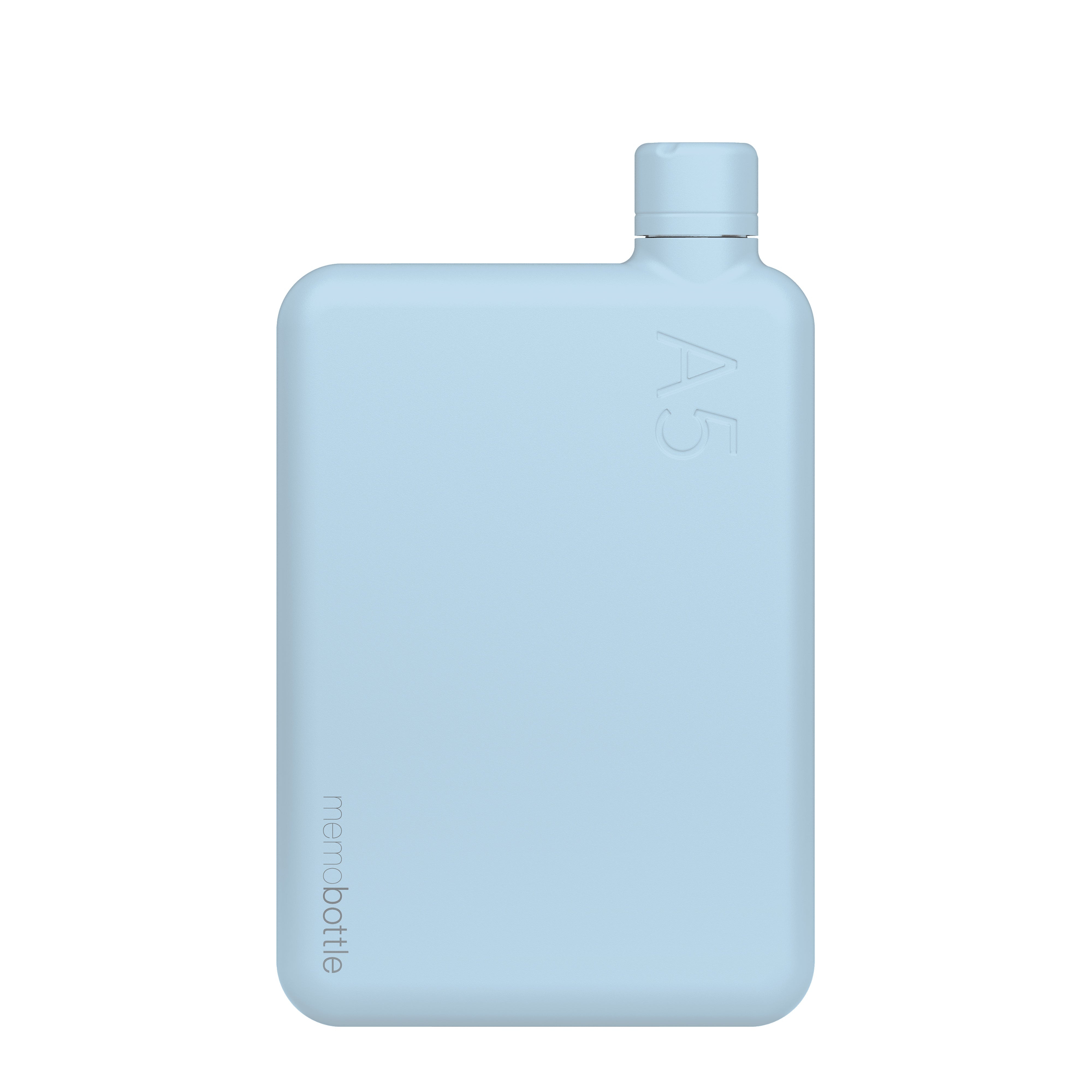 A5 memobottle (Stainless Steel) – Powder Blue
