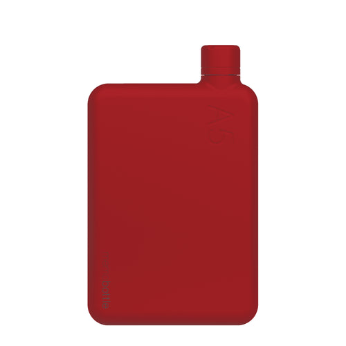 A5 memobottle (Stainless Steel) – Red