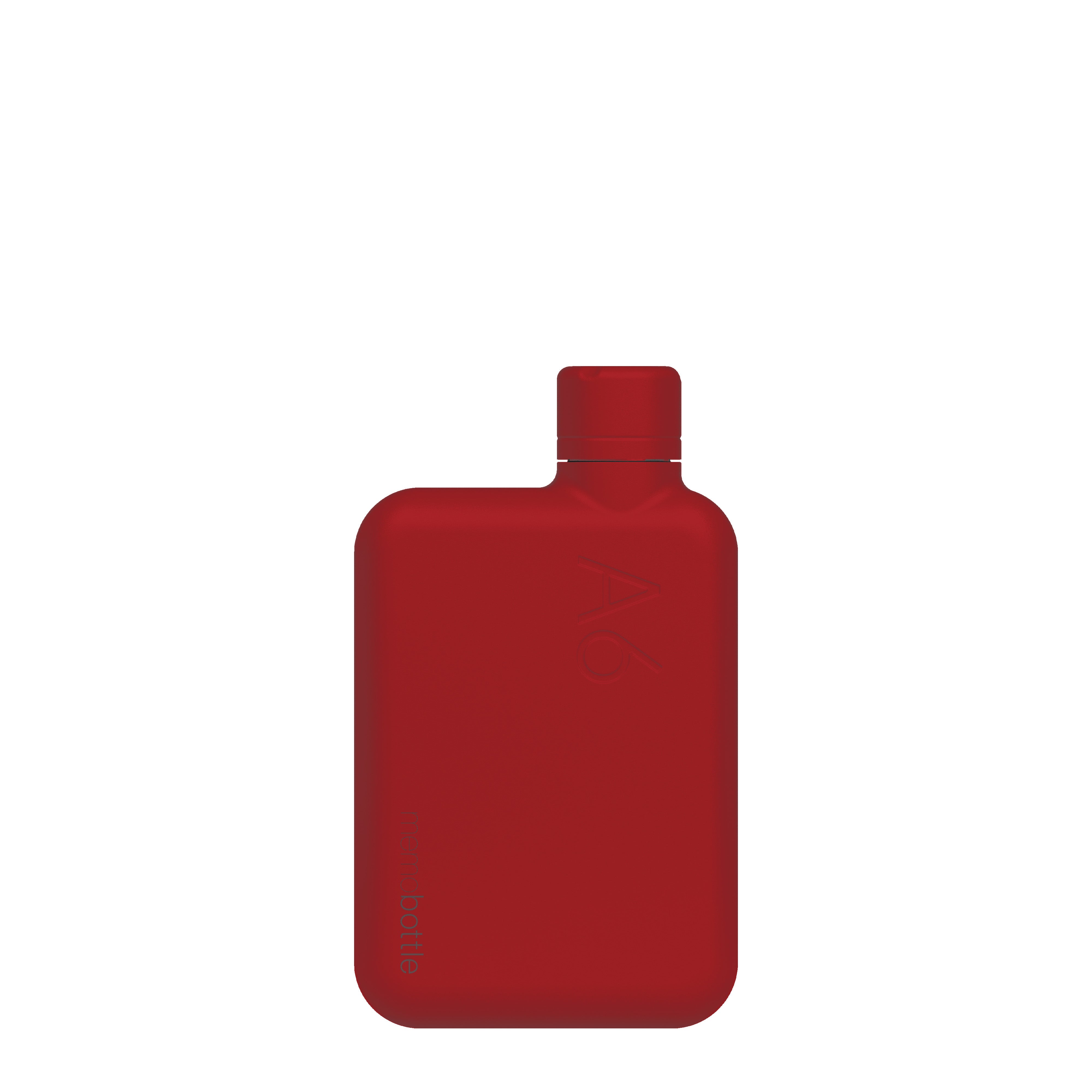 A6 memobottle (Stainless Steel) – Red