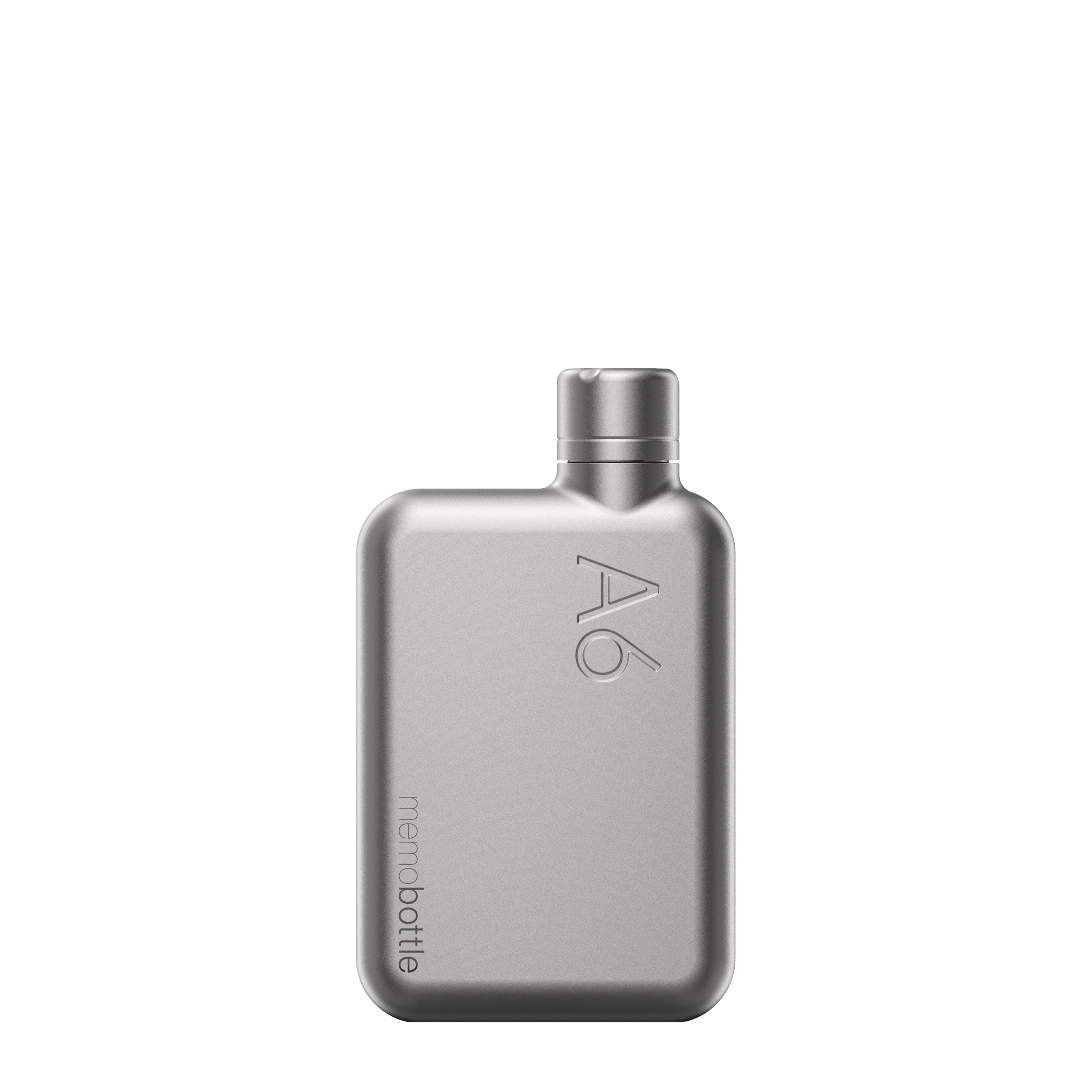 A6 memobottle - Satin Stainless Steel