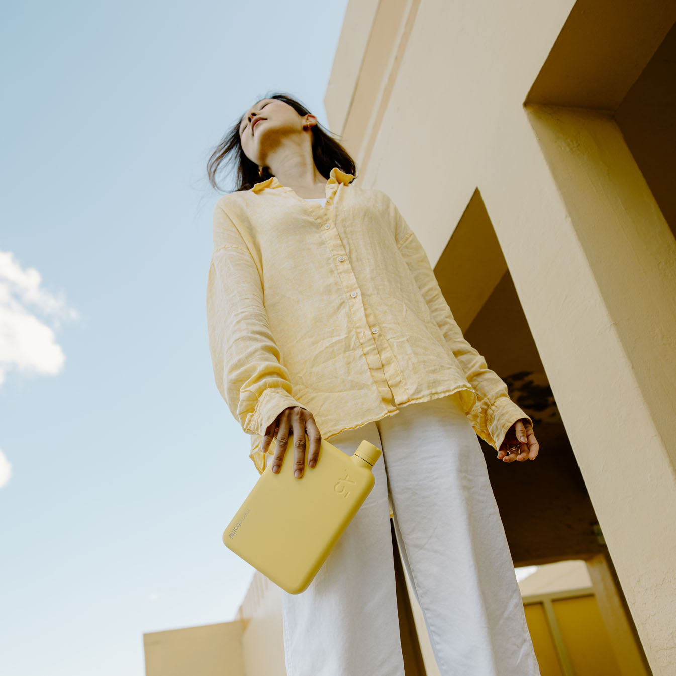 A5 memobottle (Stainless Steel) – Butter Yellow