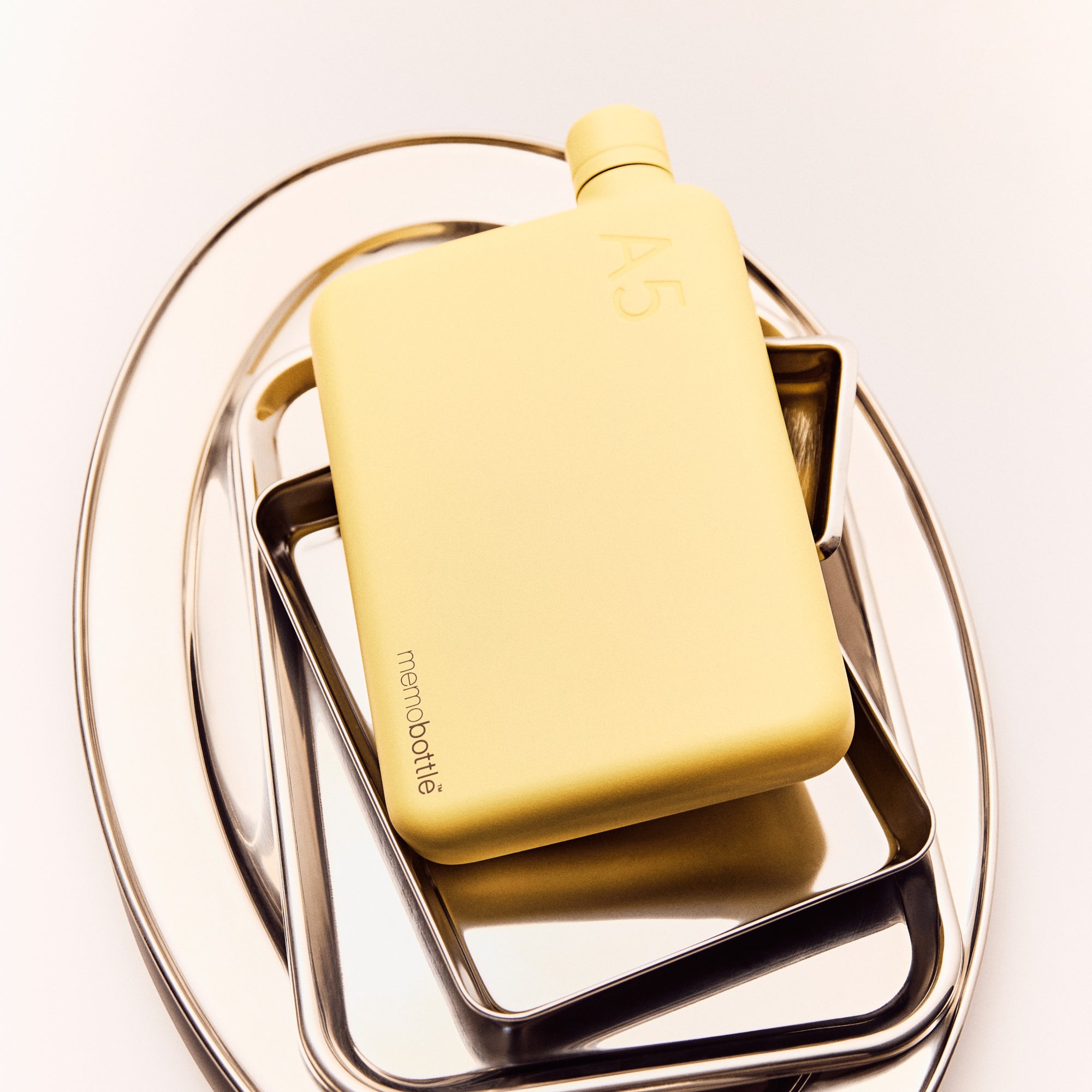 A5 memobottle (Stainless Steel) – Butter Yellow