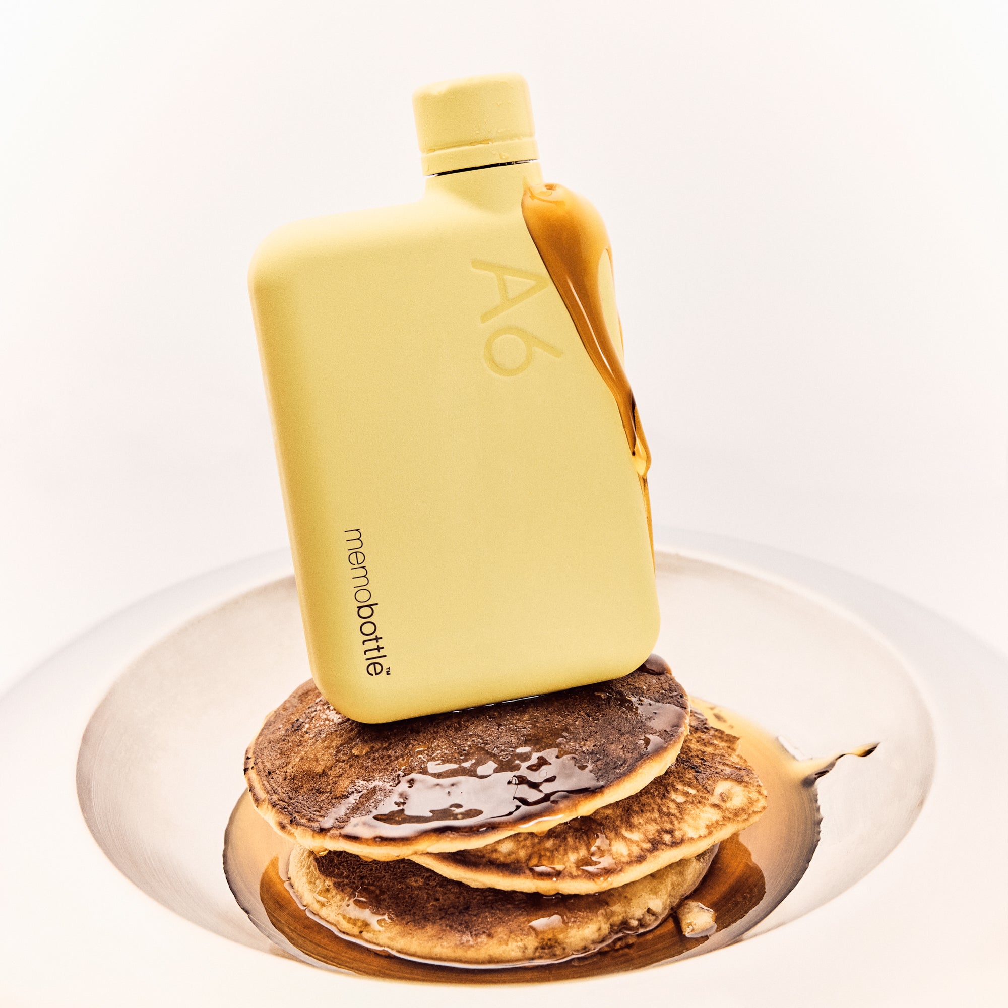 A6 memobottle (Stainless Steel) – Butter Yellow