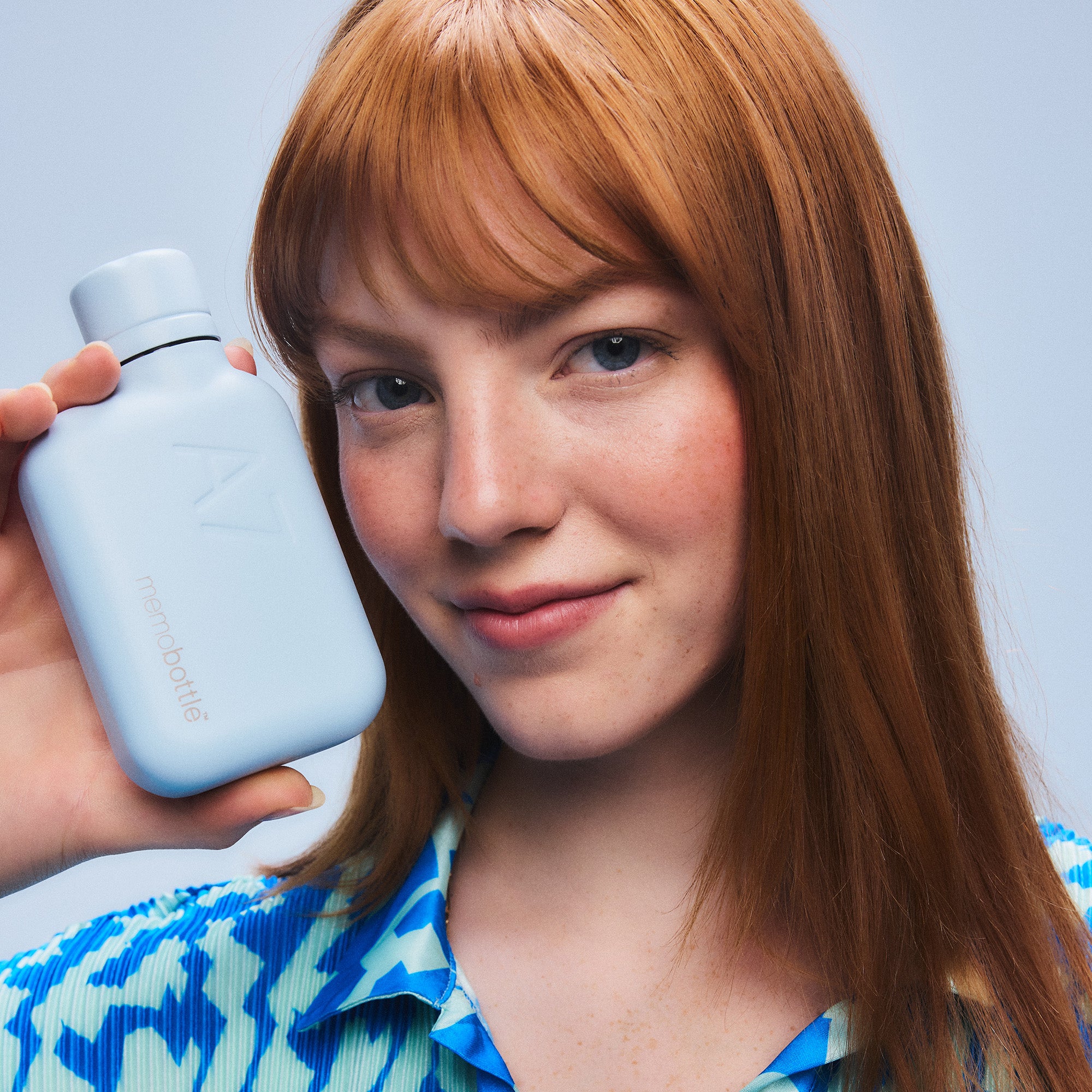 A7 memobottle (Stainless Steel) – Powder Blue
