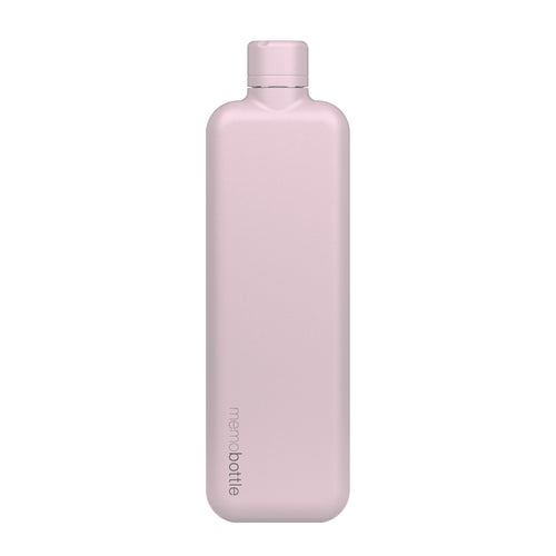 Slim memobottle (Stainless Steel) – Pink Salt