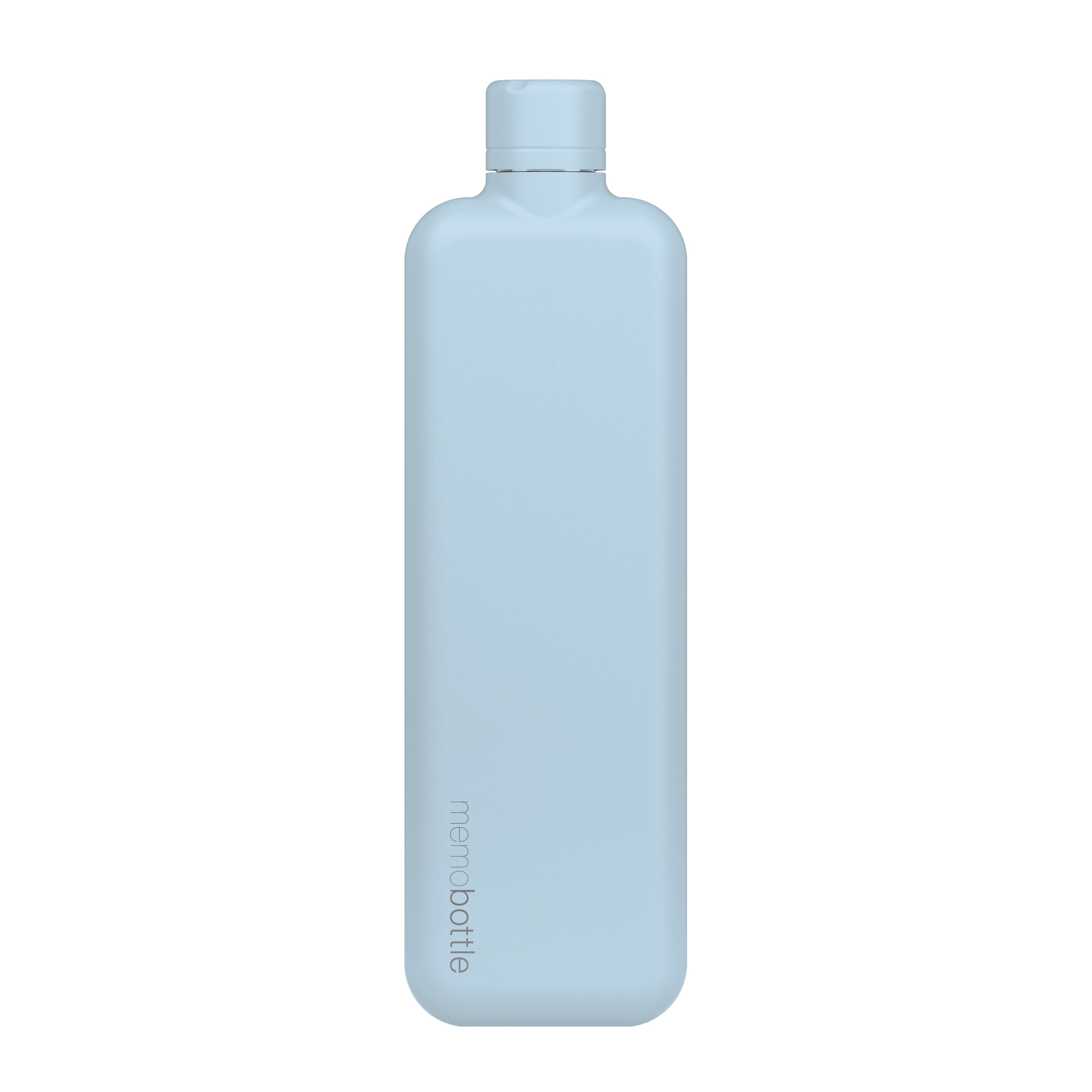 Slim memobottle (Stainless Steel) – Powder Blue