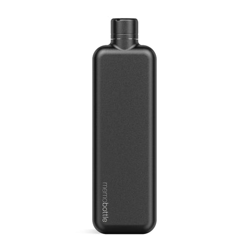 Slim memobottle (Stainless Steel) – Black