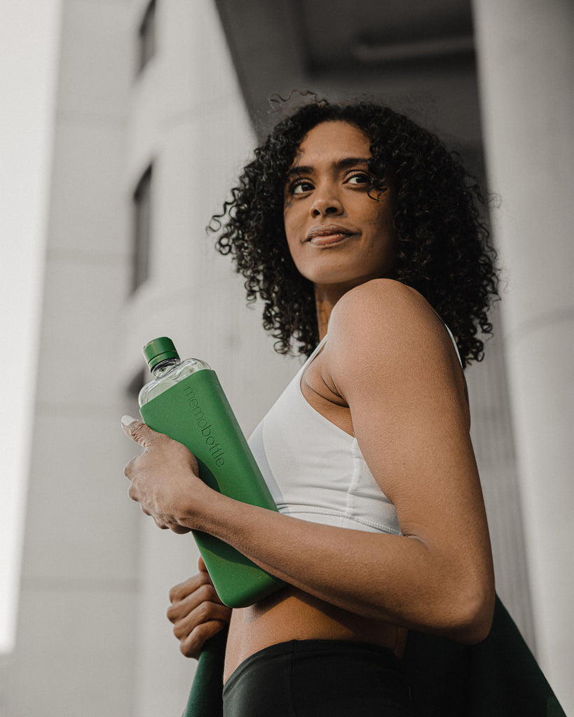 memobottle Slim The flat water bottle designed to fit in your bag | BPA  Free | 15 oz (443 ml)