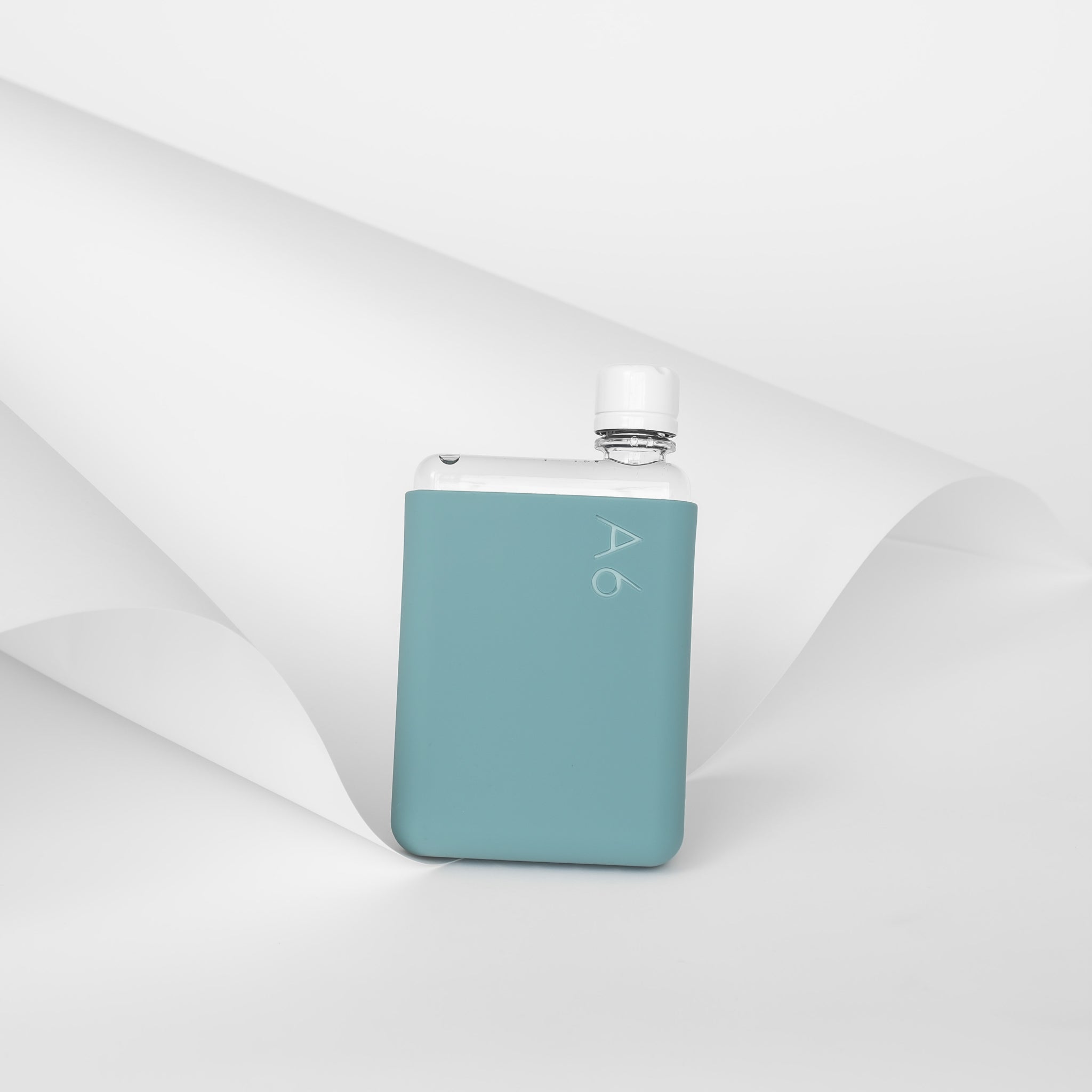 Water bottle with handle, flat water bottle, travel water bottle, Fruit infusion water bottle